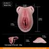 Male Silicone Penis Cage Chastity Lock Cock Cage with Belt CB Device
