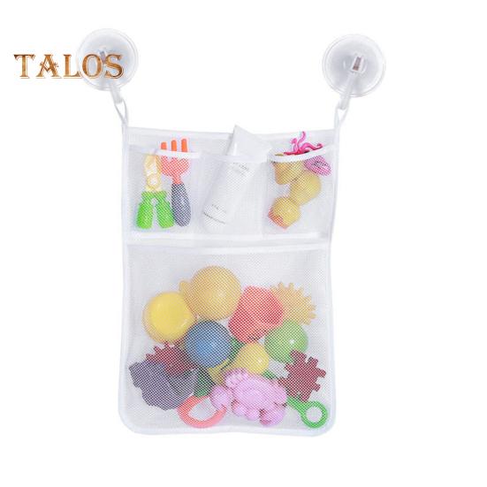 

1 комплект, органайзер для игрушек, складной, для поддержания чистоты, полиэфирная сетка, прочный, экономит место, детский органайзер для водных игрушек, товары для дома белый