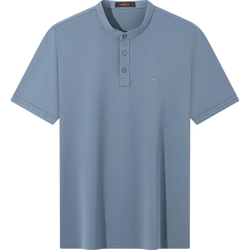 SEVEN Men's Antibacterial Anti-Mite Cool-Touch Polo Shirt