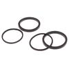 4Pcs Mountain Road Bike Disc Brake Caliper Sealing Ring O-Ring Brake Piston Bicycle Pe Wear-Resistant Sealing Ring Motorcycle