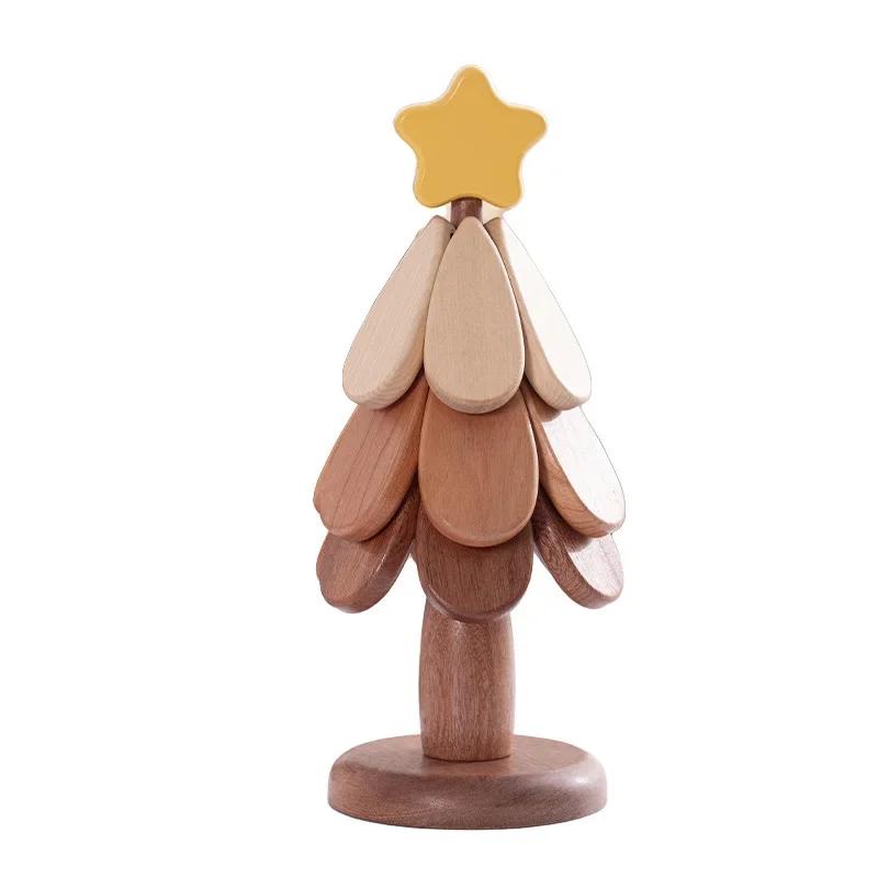 

Деревянные подставки под елку, новый изоляционный коврик для рождественской елки, обеденный стол из цельного дерева, коврик против ожогов, коврик под кастрюлю, индивидуальное украшение для дома L