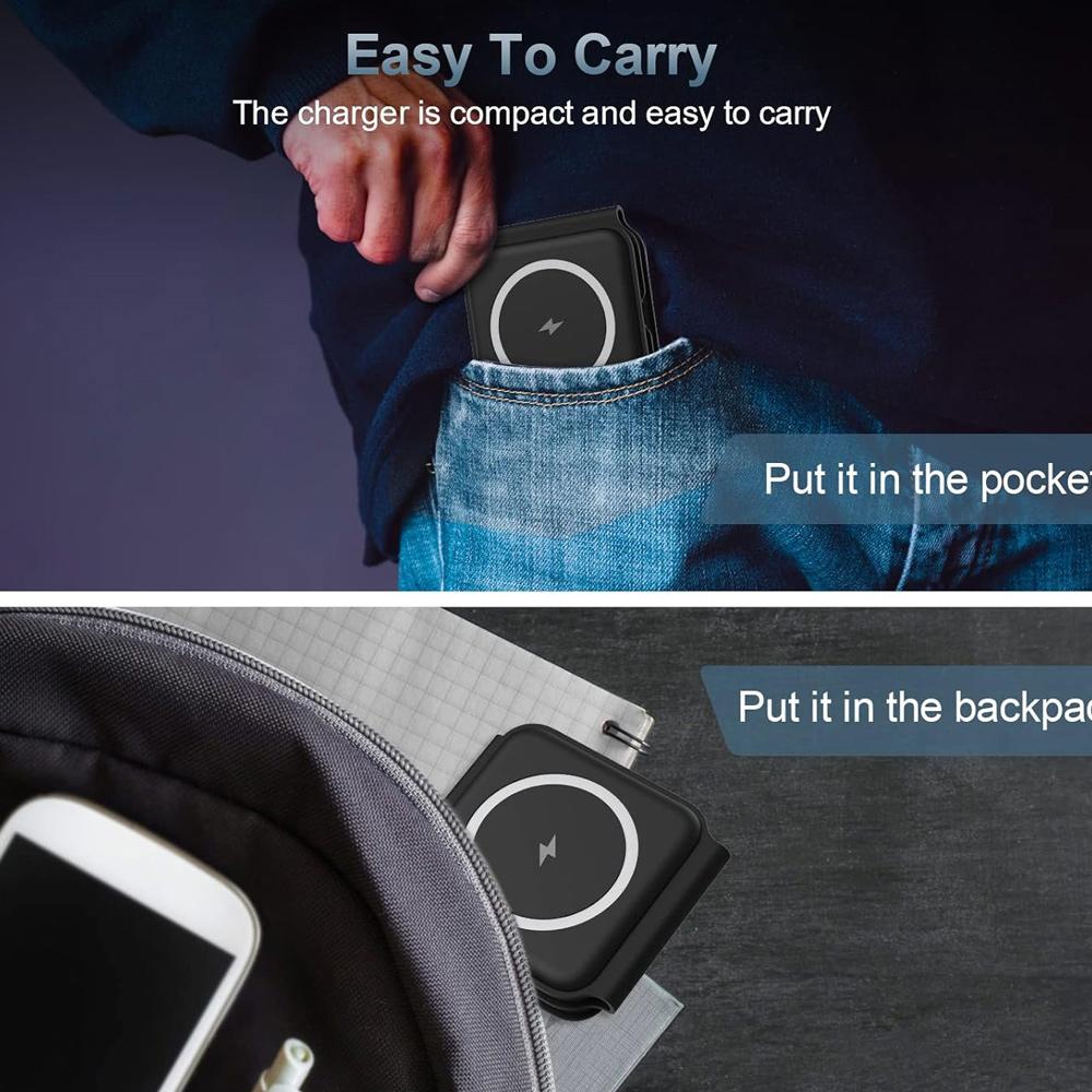 40W 3 In 1 Wireless Charger Pad Stand Magnetic Fast Charging Dock Station for iPhone 16 15 14 13 12 11  X XR  Watch Airpods