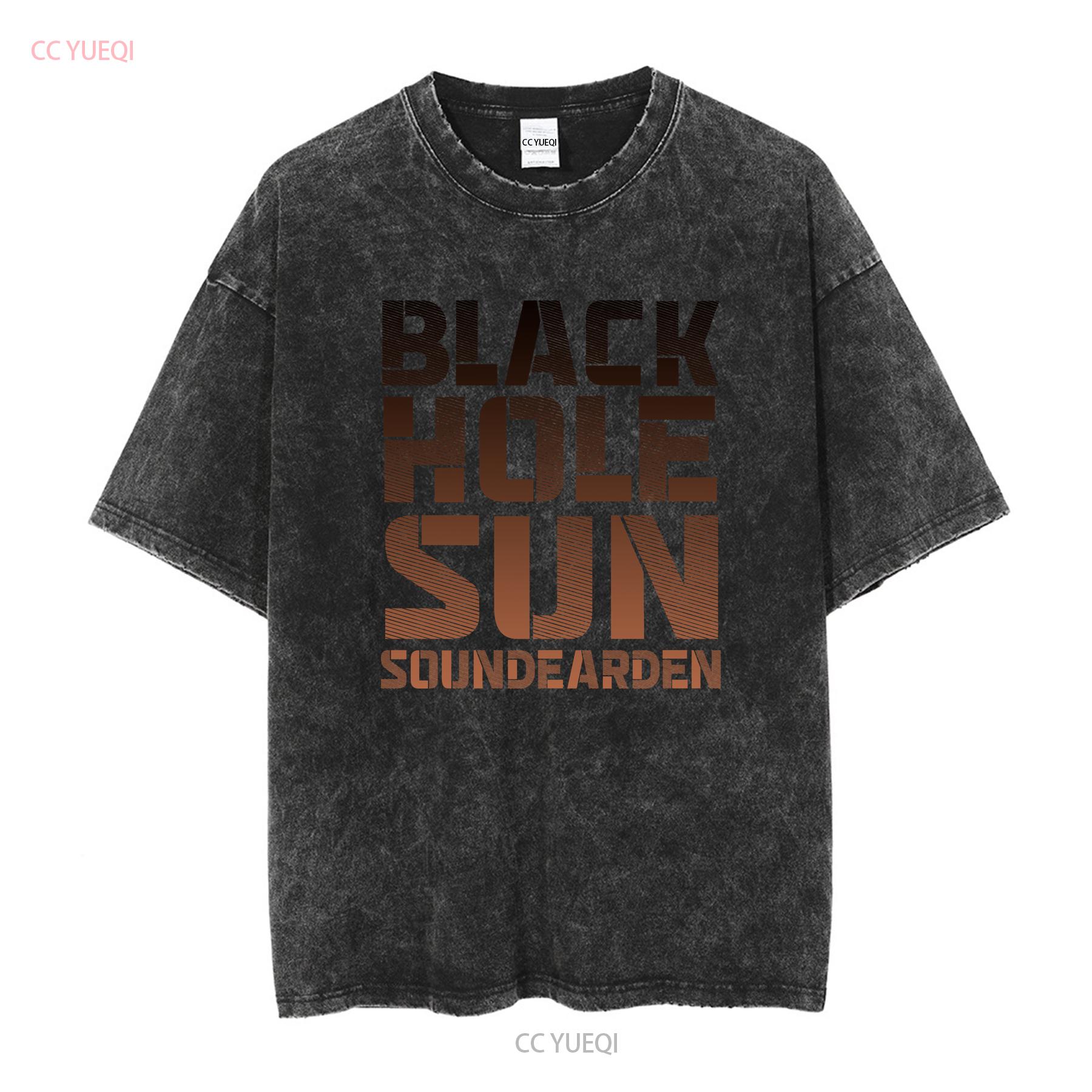 

SOUNDGARDEN Чорна діра Сонце Футболка S 5XL Кріс Корнелл Audioslave Ретро Футболка гурту вінтажна Прана Універсальна мода Розтягнута L
