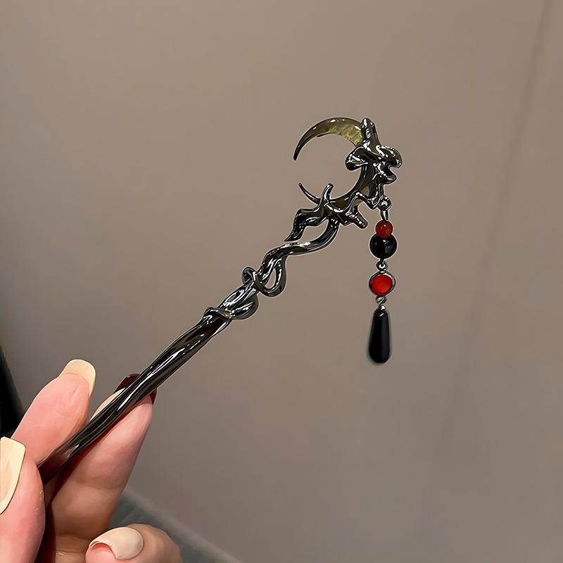Fashion Women Hair Accessory Unique Design Alloy Hair Stick Suitable Daily Gathering Paired Niche Jewelry Hair Clips Hair Needle