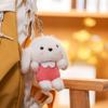 1Pcs Cute Plush Dog Pendant Keychain Pendant Backpack Hanger Car Keychain Accessories Gift