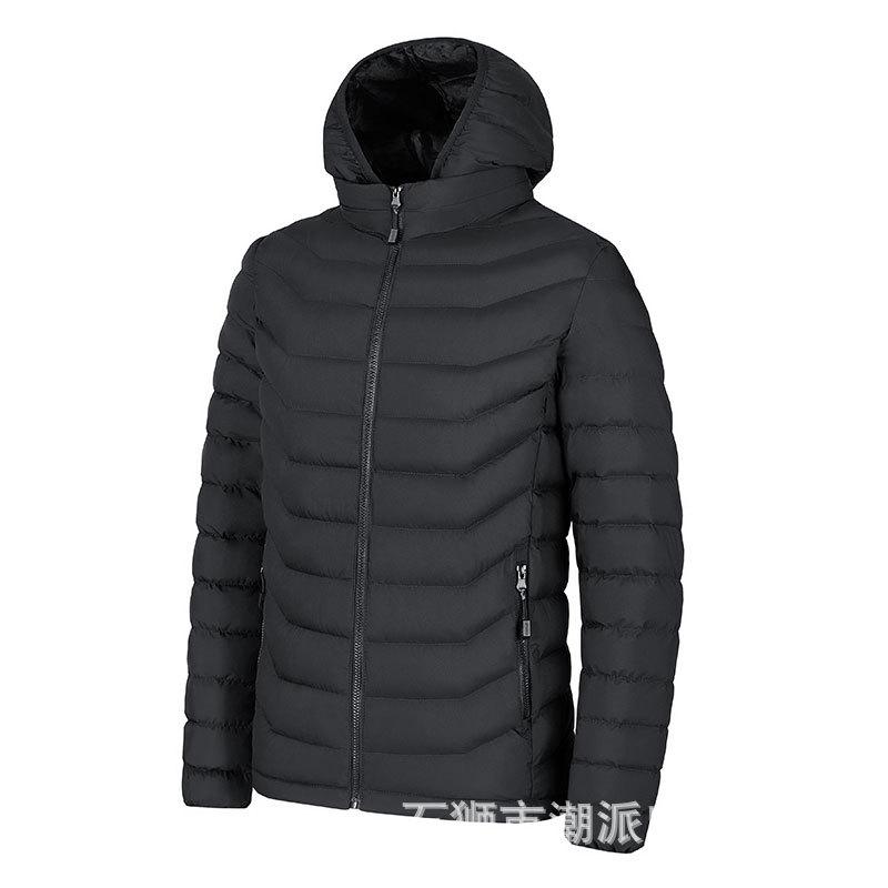 

Men s cotton-padded coat plus size jacket 2025 new men s clothing warehousing autumn and winter cotton-padded men s clothing L чорний