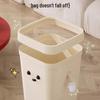 Xuan Yong Cartoon Lidless Press Ring Trash Can