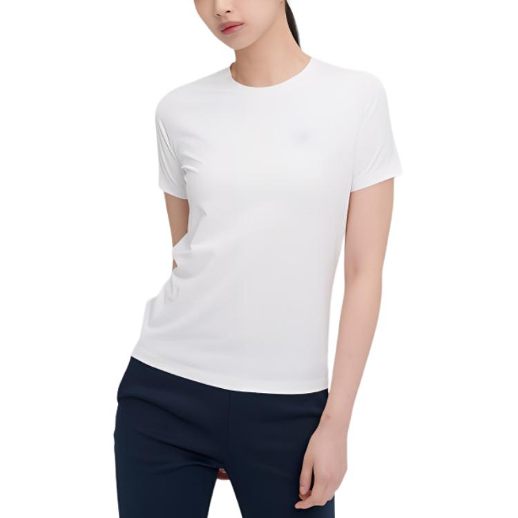 FILA T Shirts Unisex White Crew Neck FS2RSH2201UOWH