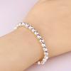 Fashion 925  Silver Bracelets For Women Vintage Designer Round Beads Adjustable Chain Bracelet Party Wedding Jewelry