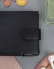 Men's Leather Wallet N992L-PDM-RON-BP-9137 Black