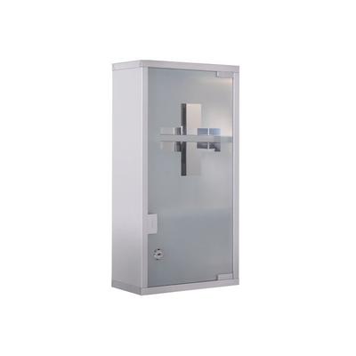 Medizinschrank Medizinschrank mit 3 Fächern Medizinschrank aus Edelstahl 25 x 12 x 48 cm