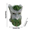 Outdoor Resin Animal Lion Heads Flower Pot Statue Ornament Balcony Garden Lawn Figurines Crafts Courtyard Accessories Decoration