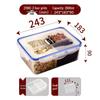 Food-Grade Plastic Airtight Storage Box for Dry and Refrigerated Ingredients
