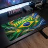 Brazil Football Crest Mouse Pad, Extended Non Slip Rubber Desk Mat for Gaming Office Laptop Fan Gift