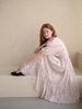 Kaie Heartneck Flower Frill Long Dress_Ivory
