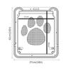 Pet Dog Cat Door Hole Nylon Mesh Screen Window Safety Tunnel Fence