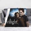 Edward Bella The Twilight Saga Movie Blanket Velvet  Super Soft Throw Blanket For Bedding Couch Bedroom Quilt