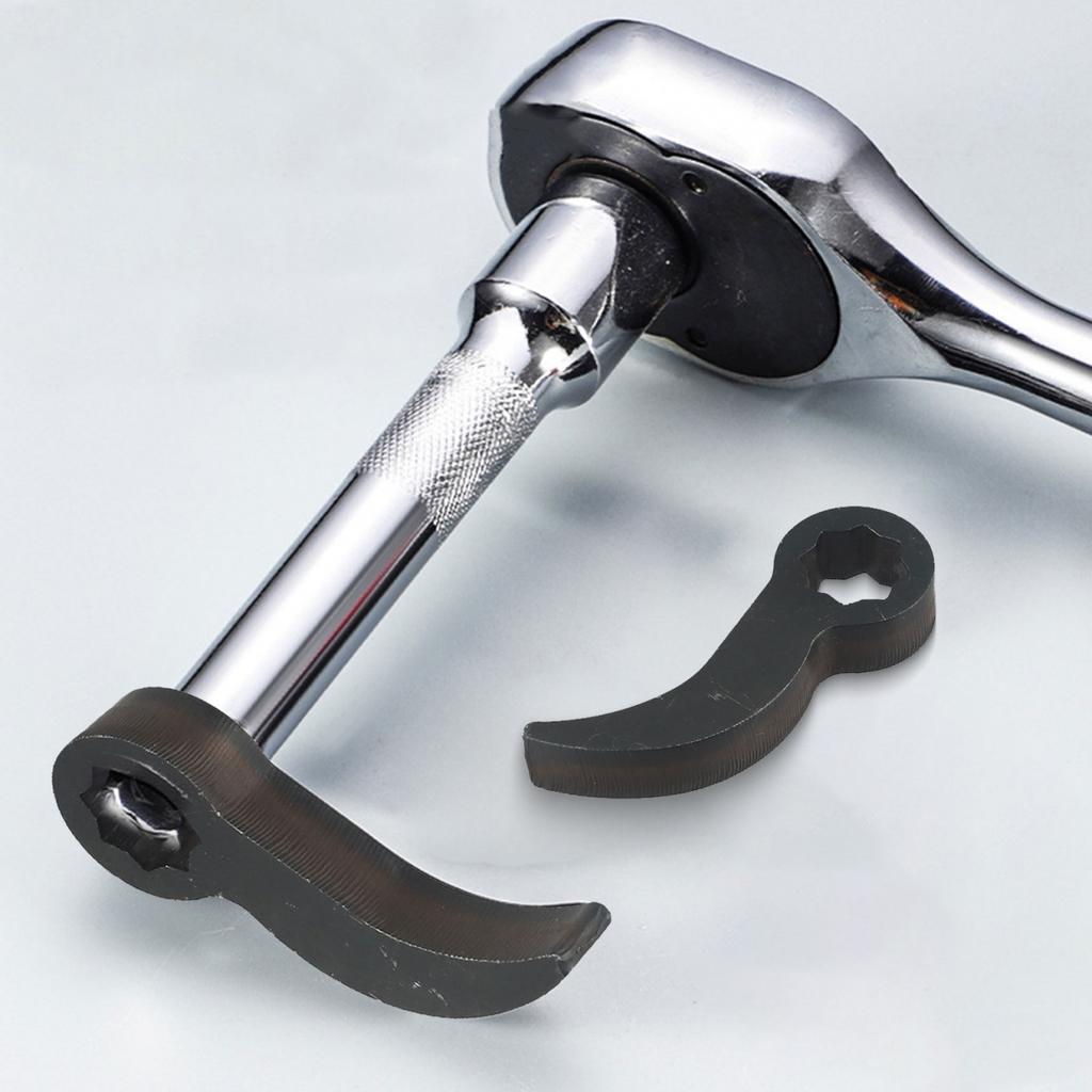 1/2 Pry Bar Wrench Adaptor Metal Head, Crowbar Adapter Head 14mm, Tool, Black