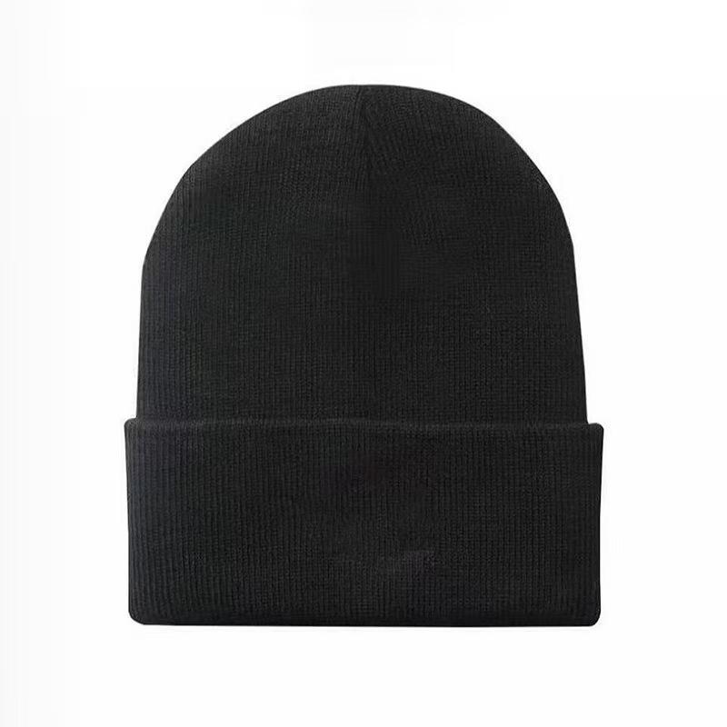 Fluorescent Knit Wool Hat: Versatile, Trendy, Solid Color for Men & Women, Perfect for Autumn & Winter. Warm Pull-On Candy Color Cold-Weather Hat.