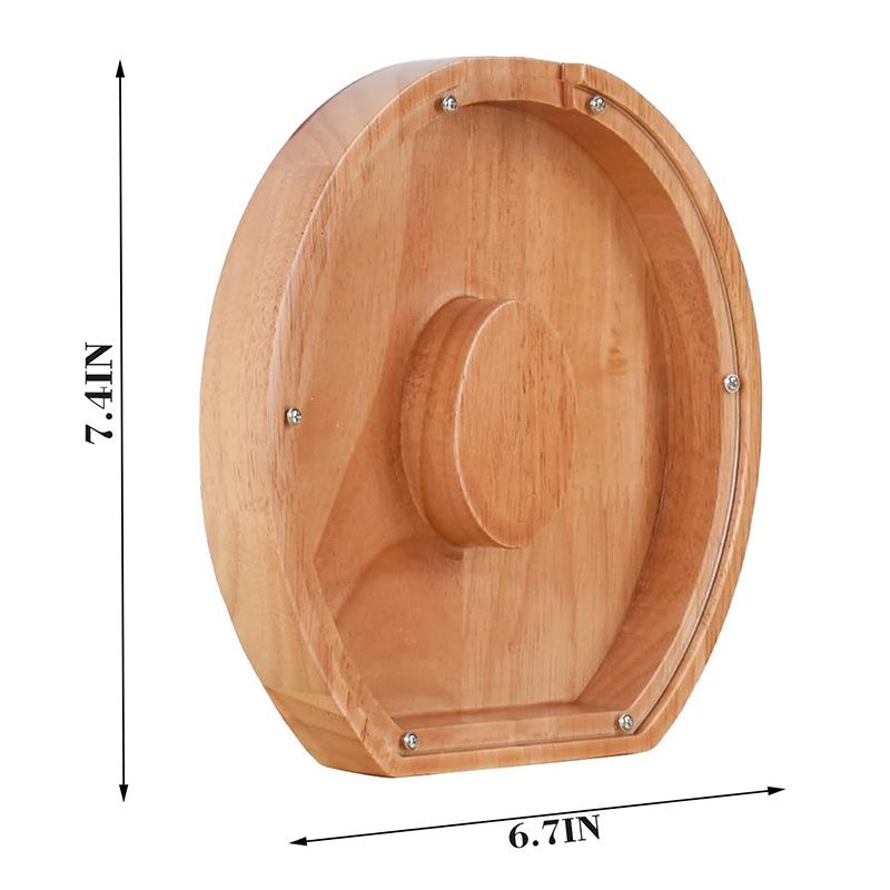 Creative Wooden Piggy Bank Twenty-Six Letter Coin Money Saving Box Storage Customized Name Wood DIY Letter Kids Money Bank Gift