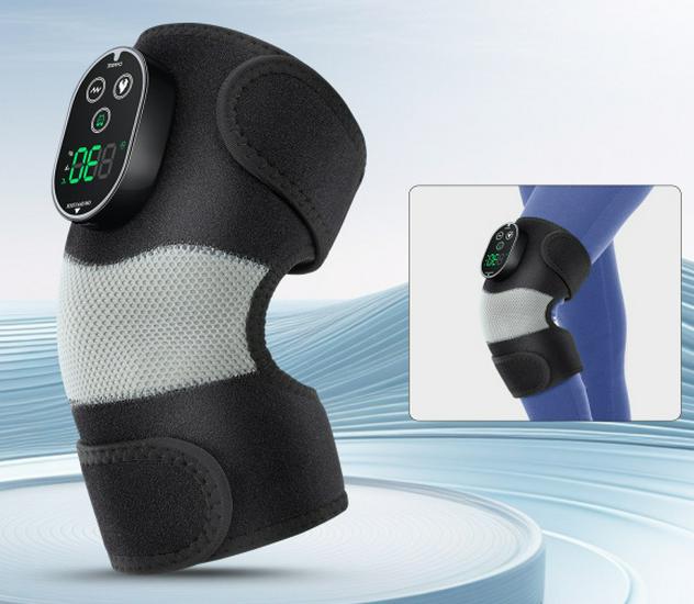 

Умные согревающие наколенники с многоуровневой регулировкой и массажем для тепла и физиотерапии English Packaging белый/чёрный