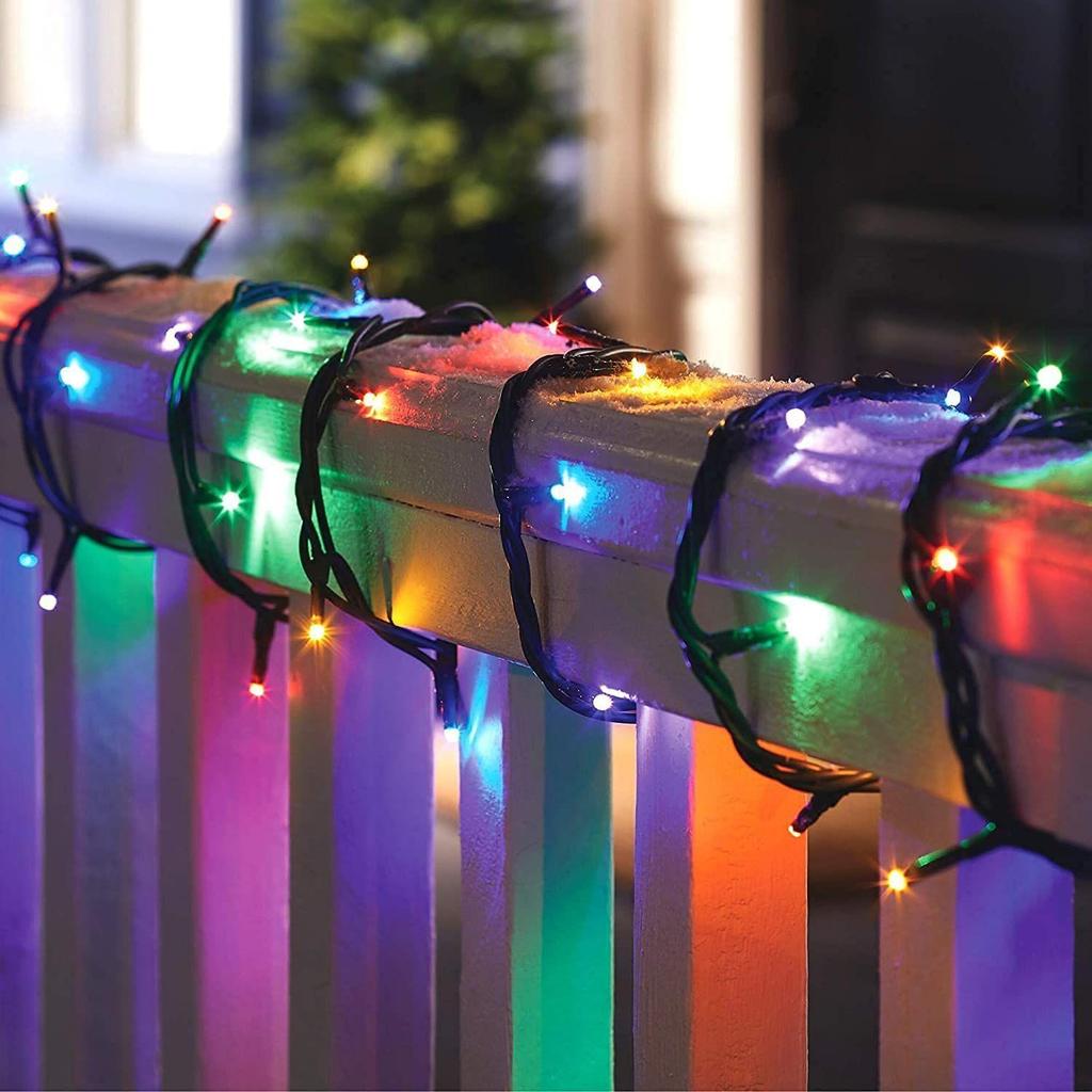 Dekorative Kupferdraht-Lichterketten für Diwali, Weihnachten, Hochzeit, Party & Heimdeko | Helle serielle LED-Beleuchtung | 10er-Pack