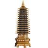 Solid Copper 13-Story Wenchang Pagoda Feng Shui Desk Ornament