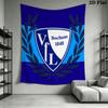 VfL Bochum 1848 Wandteppich Ästhetischer Wandbehang Bedruckter Stoffdecke Dekorative Wandteppiche für Schlafzimmer Wohnzimmer Heimdekoration