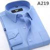 New Men's Solid Color Formal Long Sleeve Shirt for Business and Casual Wear