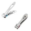 Stainless Steel Large Opening Nail Clipper Household Nail Clipper Women Portable Nail Clipper Silver 2PC