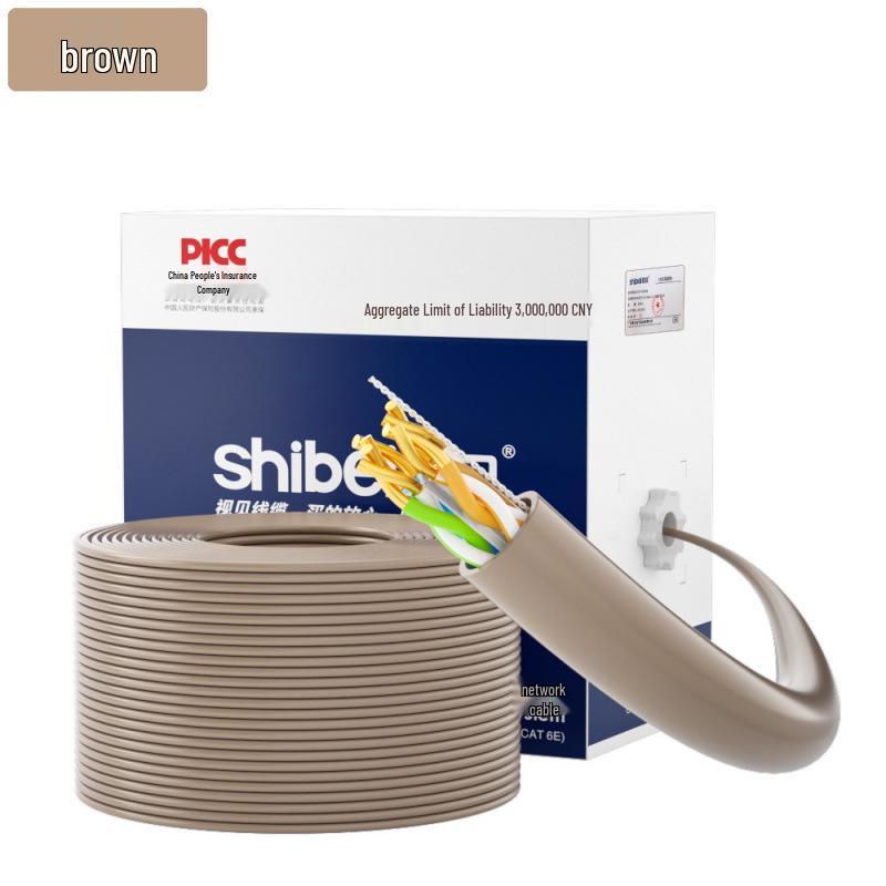 Seebest Shielded Gigabit Network Cable Cat5e/Cat6/Cat6a, Oxygen-Free Copper, POE, 305m