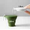 Camping Outdoor Travel Water Cup With Lid Folding Cup Drinking Mug Coffee Mugs Retractable Cup