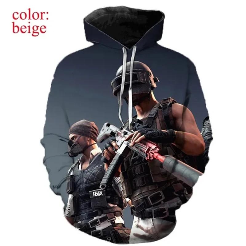 Game Free Fire Graphic Sweatshirts FPS Games 3D Print Hoodies For Men Clothes Harajuku Fashion Kid Tops Boy Pullovers Tracksuit