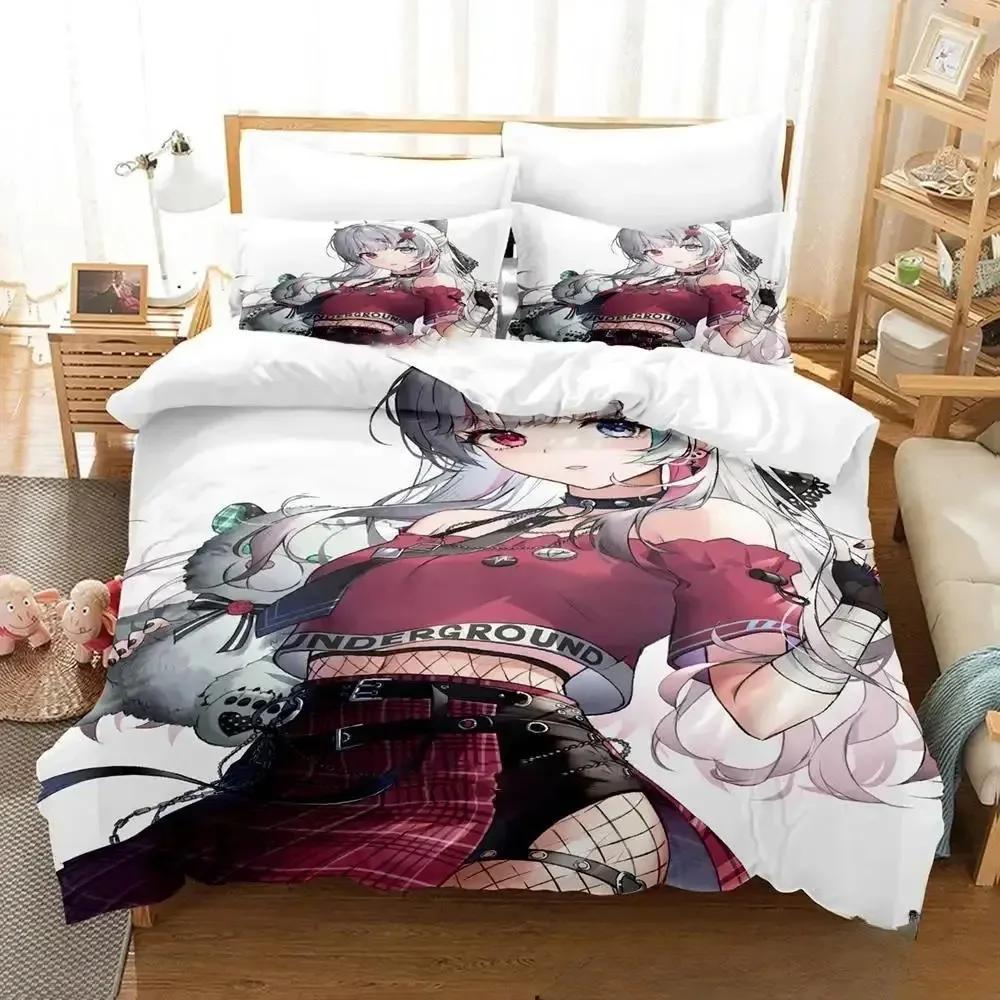 Kawaii Girl Ishigami Nozomi Anime Bedding Set Printed With Pillowcase Bed Duvet Cover Soft Single Double Queen Super King Size