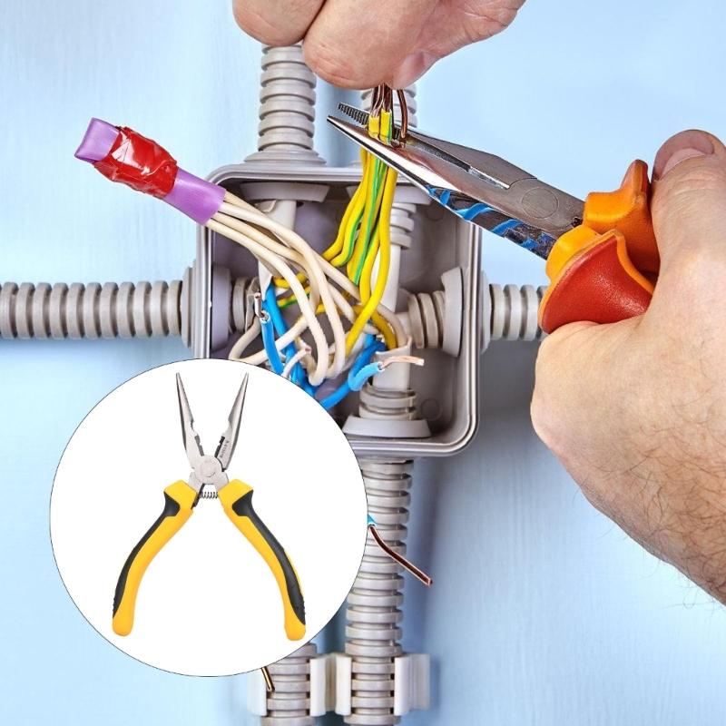 Needle Nose Pliers Metal Fiber Optical Cable Tool With Anti Slip Handle For Precise Work In Tight Spaces