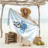 Bluey Family Adventure Beach Towel Super Soft Microfiber Quickdry Fabric Comfortable Lightweight Perfect for Traveling Yoga Camping and Swimming