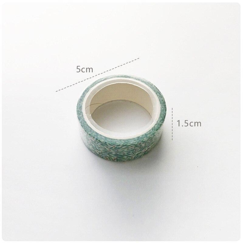5m Cartoon Animal Plants Pattern Washi Tape Decorative Sticker Stationery Planner Tape Sticker DIY Scrapbooking Journal Decor