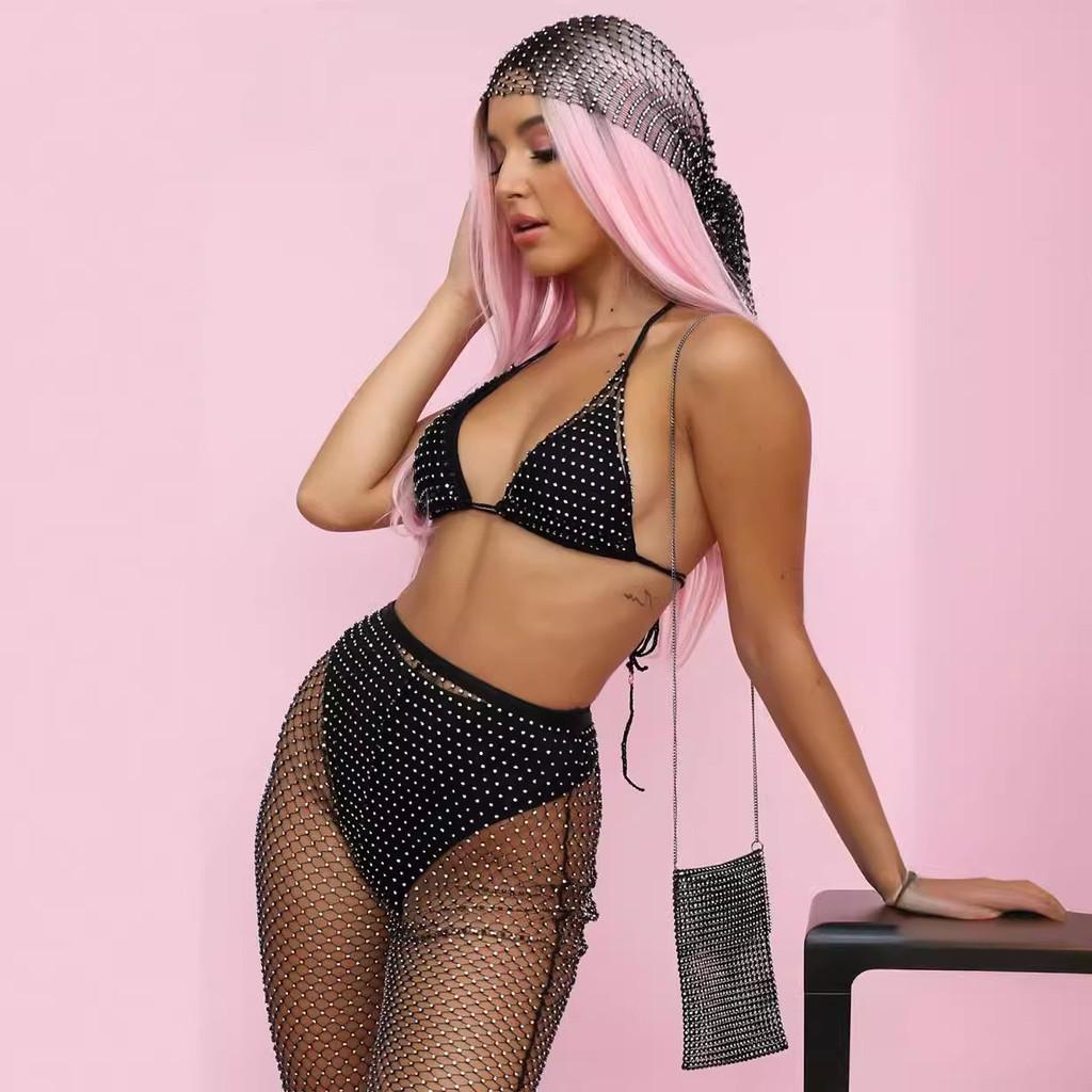 Polyester Mesh Glitter Head Wrap With Sparkling Embellishments For Dance Events