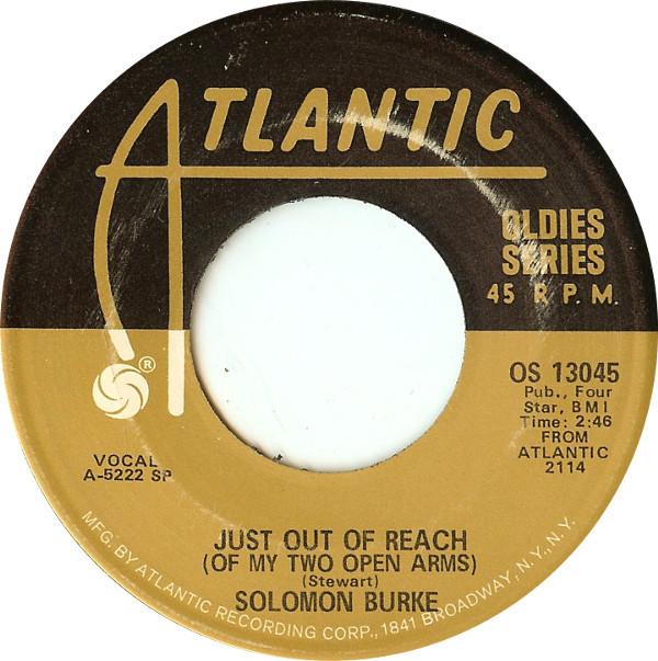 7inch Record SOLOMON BURKE / ESTHER PHILLIPS - Just Out Of Reach (Of My Two Open A OS13045 Atlantic US Soul/Funk Used