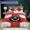 Custom Name Sheffield United FC Pattern Bedding uilt Set uilt Cover Pillowcase Home Decoration Birthday Gift (1*duvet cover+2*pillowcase without core)