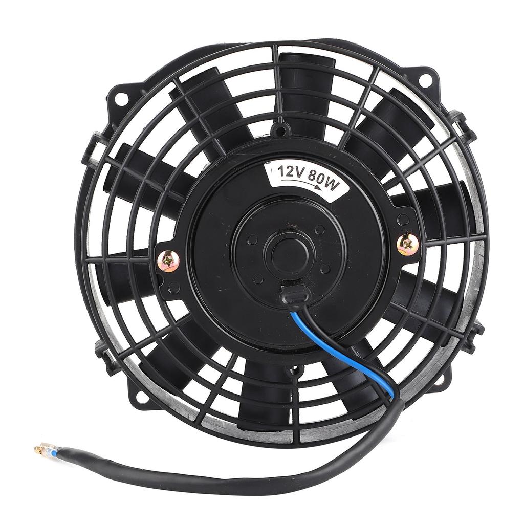 Universal Electric Fan 8in for Radiator Auto Cooling Air Conditioning 10 Blades 12V 80W 2250 RPM