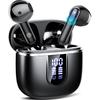 Wireless Earbuds, 2025 Bluetooth 5.4 Headphones with 3D Bass Stereo, 40H Ultralight in-Ear Buds, Bluetooth Earbuds with 4 ENC Noise Cancelling Mic,