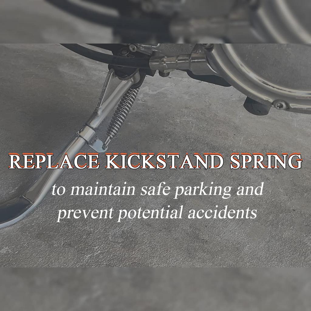 FOVPLUE Kickstand Spring for Harley Touring 2007-2024 and Softail 2007-2018 Road Glide Road King