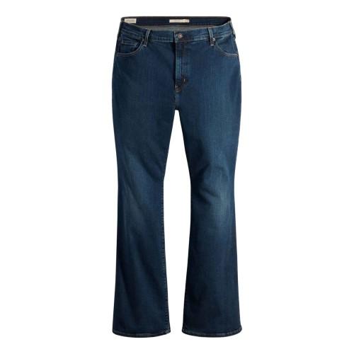 Levis Womens/Ladies 726 Flared Leather Patch Plus Jeans