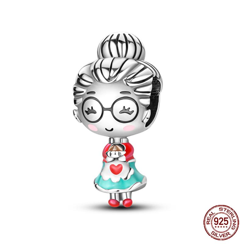 New In Real Copper Boys And Girls Bicycle Charms Beads Fit Qikaola Original Bracelets Fine Diy Jewelry Making