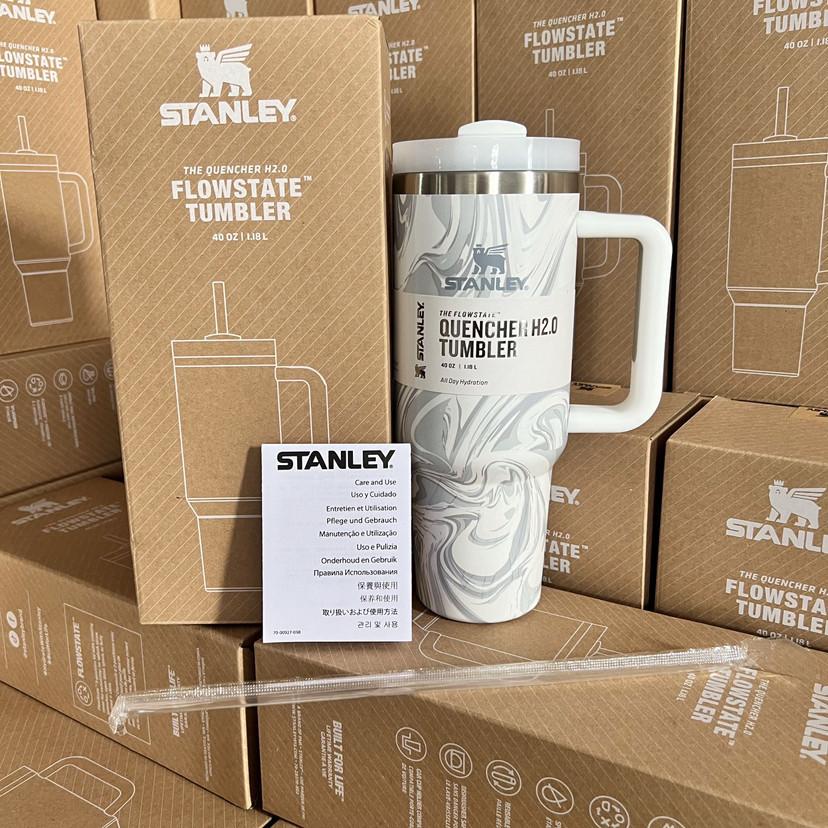 Kubek termiczny Stanley 2. generacji 40oz ze stali nierdzewnej z uchwytem o dużej pojemności w stylu amerykańskim