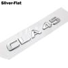Matt Black " CLA 45 " Car Trunk Rear Letters Word Badge Emblem Letter Decal Sticker for Mercedes Benz AMG CLA Class CLA45 AMG IX3