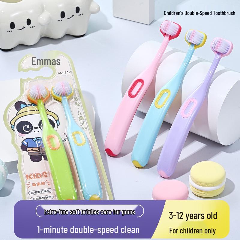 Deluxe Soft Bristle Toothbrush with Large Brush Head - High-Density Family Set