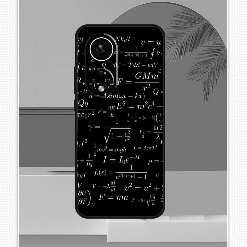 Physics Science Maths Formula Case For Honor Magic 400 Lite 200 5 6 7 Pro Honor X9c X9b X9a X8b X8a X8 X9 50 70 90 Cover
