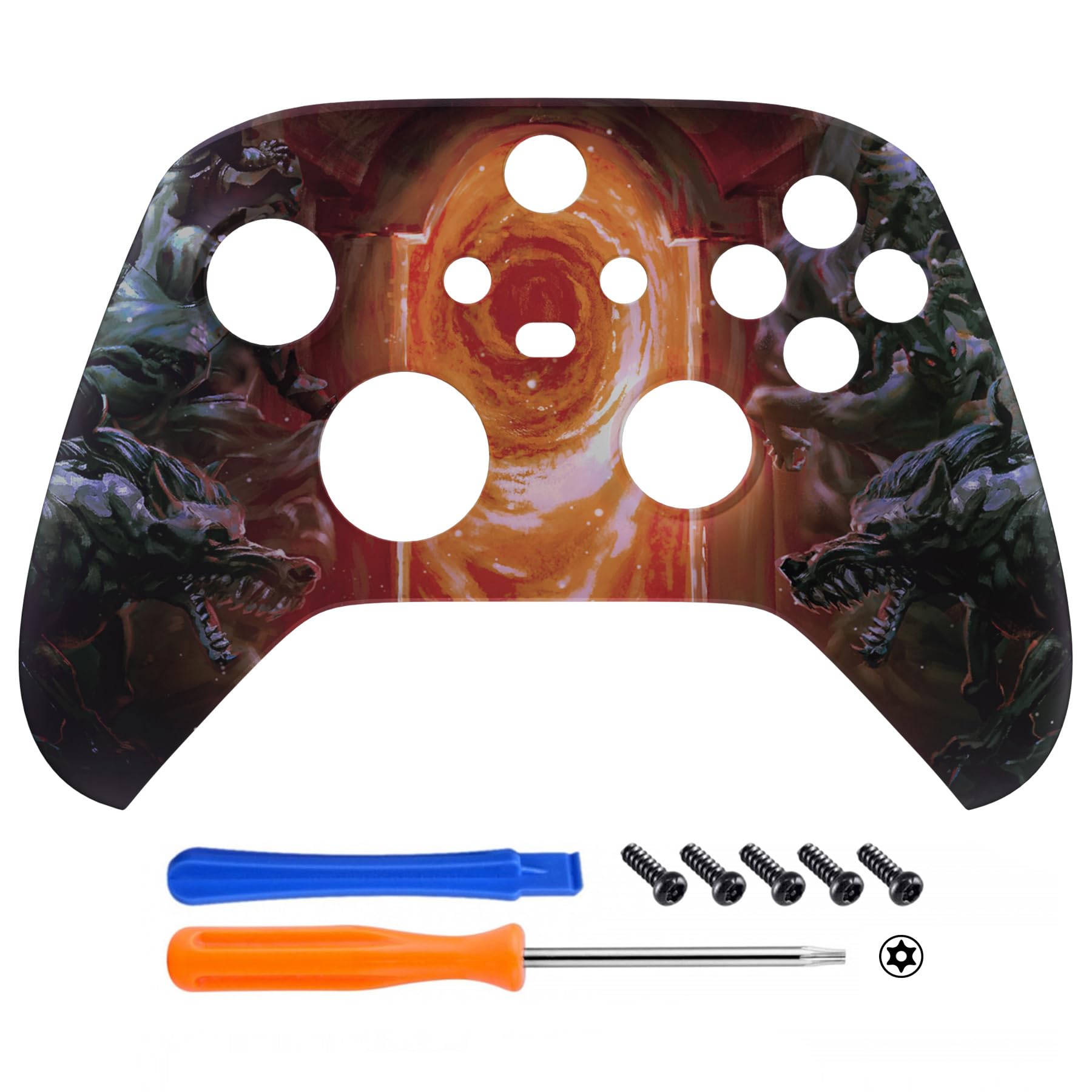 

custom front housing shell for Xbox Series cover faceplate for Xbox Series and Xbox Core not eXtremeRate s X/S controllers, soft-touch X/S (controller